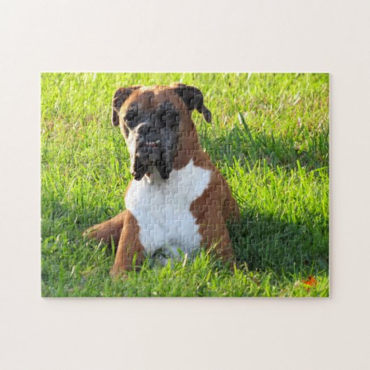 Spike the Boxer Dog - Puzzle Legpuzzel (Horizontaal)