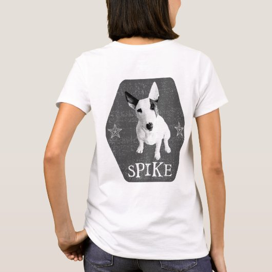 Spike, the coolest English Bull Terrier T-shirt (Achterkant)