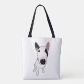 Spike the English Bull Terrier Tote Bag (Achterkant)