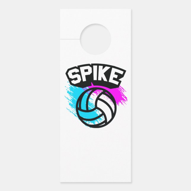 Spike Volleyball Deurhanger (Voorkant)