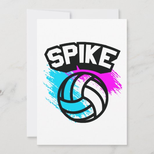 Spike Volleyball Kaart (Voorkant)