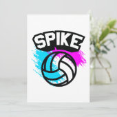 Spike Volleyball Kaart (Staand voorkant)