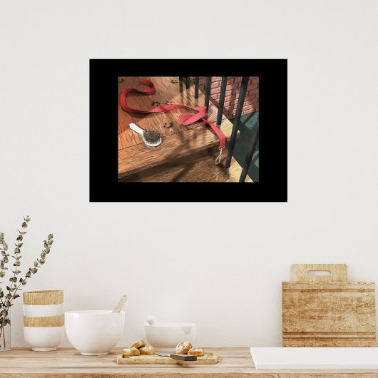 Spike was hier poster (Keuken)