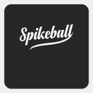 Spikeball Freizeit Sport Hobby Roundball Vierkante Sticker