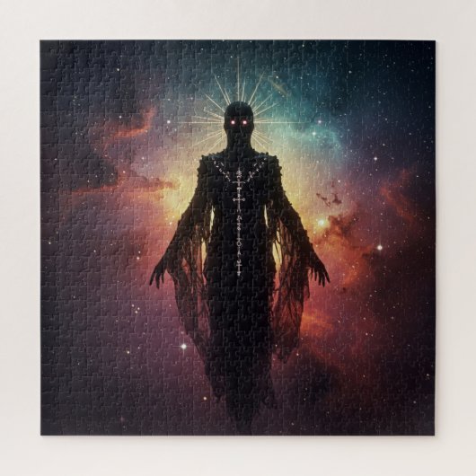 Spiked Dark Overlord Het Universum Overzien Legpuzzel (Verticaal)