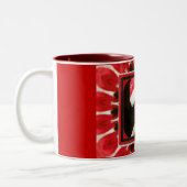 Spiked Eggnog Dog Tweekleurige Koffiemok (Links)