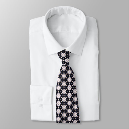 Spiked Stars Black Neck Tie Stropdas (Gebonden)