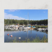 Spiken Harbour Uitzicht, Kallandso, Zweden Briefkaart (Voorkant)