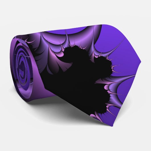 Spiken Paars Stropdas (Opgerold)