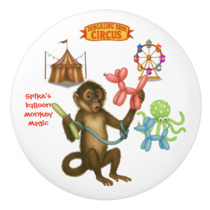 Spike's ballon aap magie keramische knop