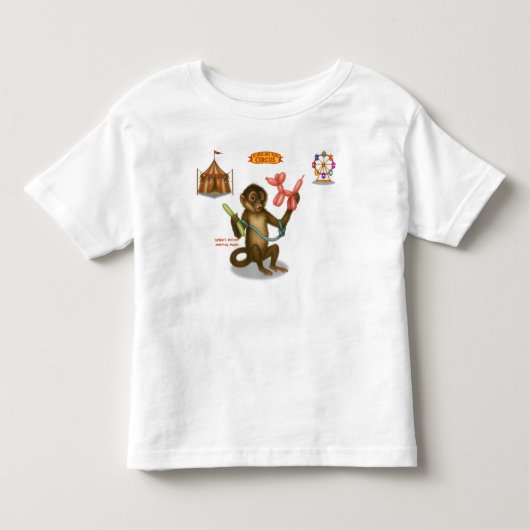 Spike's ballon aap magie kinder shirts (Voorkant)