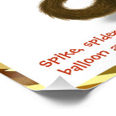 Spike's ballon aap magie perfect poster (Hoek)