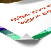 Spike's ballon aap magie perfect poster (Hoek)