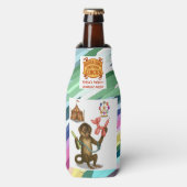 Spike's ballon-apen-magië flesjeskoeler (Fles Voorkant)