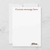 Spike's balloon monkey magic bedankkaart (Achterkant)