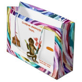 Spike's balloon monkey magic groot cadeauzakje (Voorkant Gekanteld)