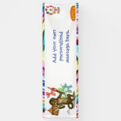 Spike's balloon monkey magic spandoek (Verticaal)