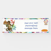 Spike's balloon monkey magic spandoek (Horizontaal)