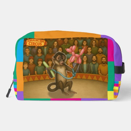 Spike's balloon monkey magic toilettasje (Achterkant)