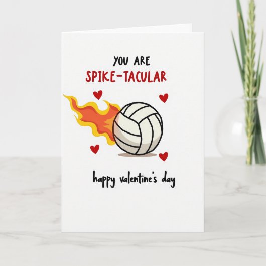 Spiketacular Valentine Card Kaart (Voorkant)