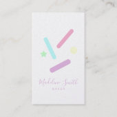 Spikkels Bakkerij Pastel Visitekaartje (Voorkant)