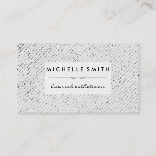 Spikkeltextuur Strepen Witte Label (Voorkant)