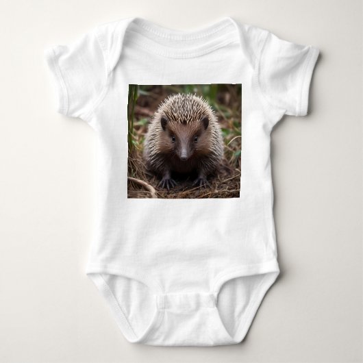 **"Spiky Beginnings: De Schattige Baby Echidna"** Romper (Voorkant)