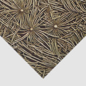 Spiky Bloem Massed Patroon Decoupage Tissuepapier (Detail)