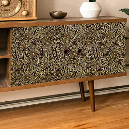 Spiky Bloem Massed Patroon Decoupage Tissuepapier