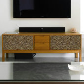 Spiky Bloem Massed Patroon Decoupage Tissuepapier