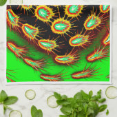 Spiky Burst Fusion – Modern Kitchen Towel Theedoek (Gevouwen)