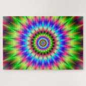Spiky Color Explosion Legpuzzel (Horizontaal)