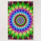Spiky Color Explosion Legpuzzel (Verticaal)