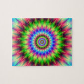 Spiky Color Explosion Legpuzzel (Horizontaal)