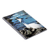 Spiky Hair Bird Foto Notitieboek (Rechterzijde)