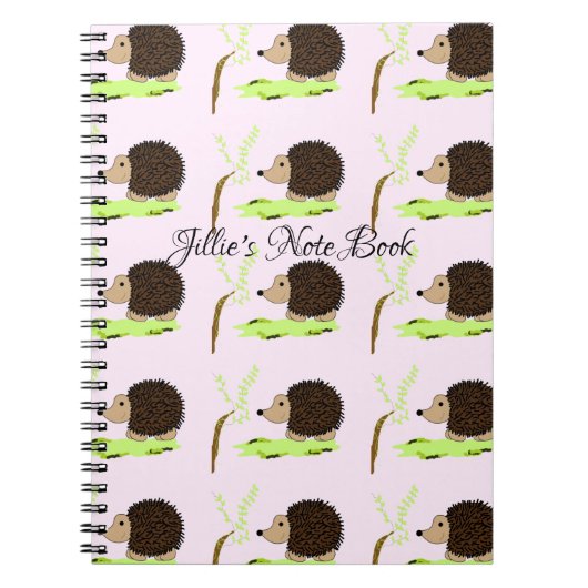 Spiky Hedégels Notitieboek (Voorkant)