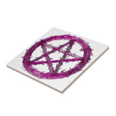 Spiky-pentagram Tegeltje (Zijkant)