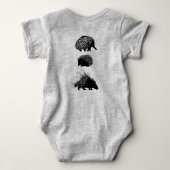 Spiky Porcupine Romper (Achterkant)