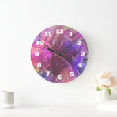 Spiky Shiny Glass scherpt Abstract design Grote Klok (Huis)