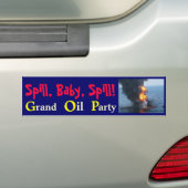 Spill, Baby, morsen... Bumpersticker (Op auto)