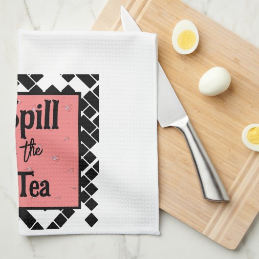 Spill de Tea Kitchen Handdoek (Quarter Fold)
