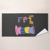 Spill de thee - theedrinker badhanddoek (Badhanddoek)