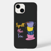 Spill de thee - theedrinker Case-Mate iPhone case (Achterkant)