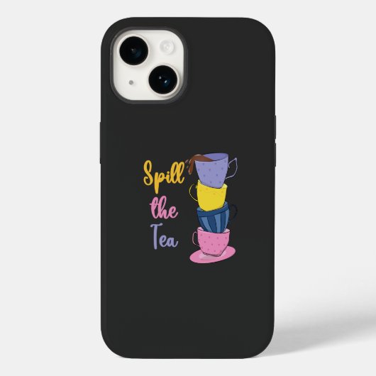 Spill de thee - theedrinker Case-Mate iPhone case (Achterkant)