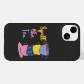 Spill de thee - theedrinker Case-Mate iPhone case (Achterkant (horizontaal))