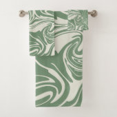 Spill - groen bad handdoek (Insitu)