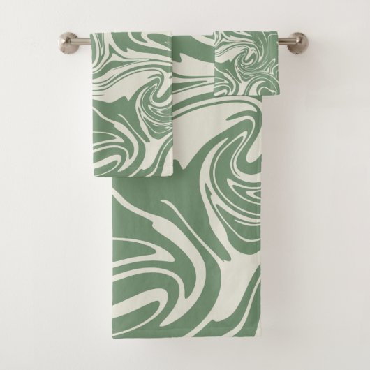 Spill - groen bad handdoek (Insitu)