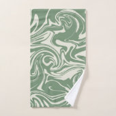 Spill - groen bad handdoek (Handdoek)