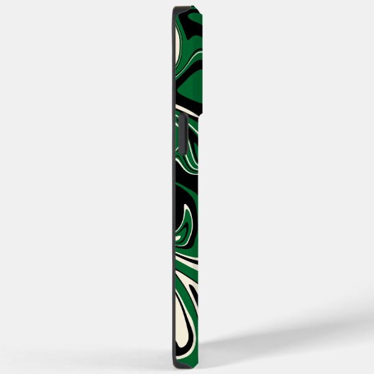 Spill - groen, crème en zwart Case-Mate iPhone case (Achterkant / Rechts)