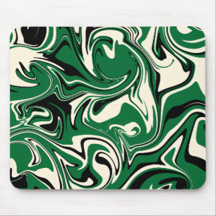 Spill - groen, crème en zwart muismat